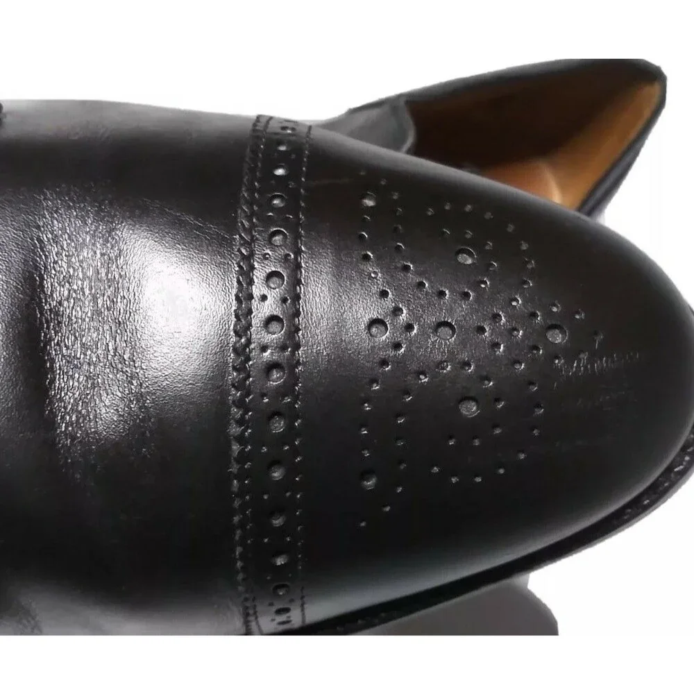 Allen Edmonds Sanford Cap-Toe Derby Dress Shoes Men's Size 14 D Retail $395